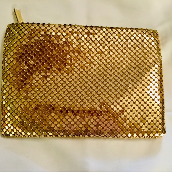 ✨ Paco Rabanne Gold Mesh Clutch – Lady Million Perfume Edition NWT - Picture 7 of 9